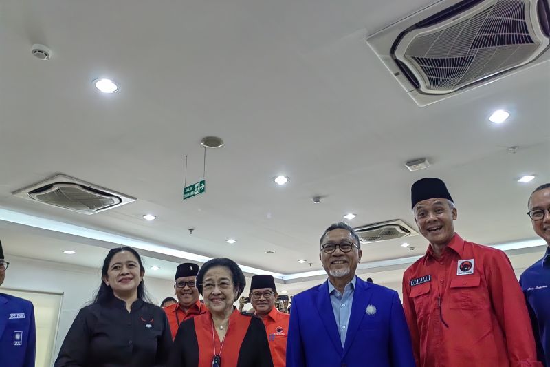 Zulhas Bertemu Megawati di Kantor DPP PDI Perjuangan, Hasto: Selamat Datang