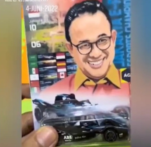 Viral Hot Wheels Bergambar Anies Baswedan Jadi Merchandise Formula E Jakarta, Panitia: Itu Hoaks