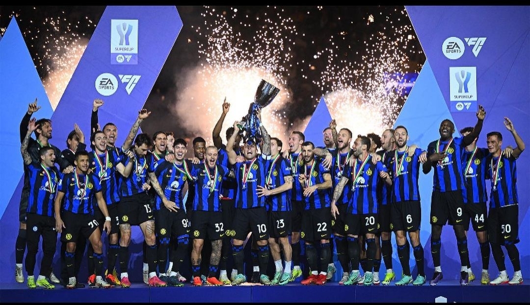 Lautaro Martinez Bawa Inter Milan Juarai Piala Super Italia