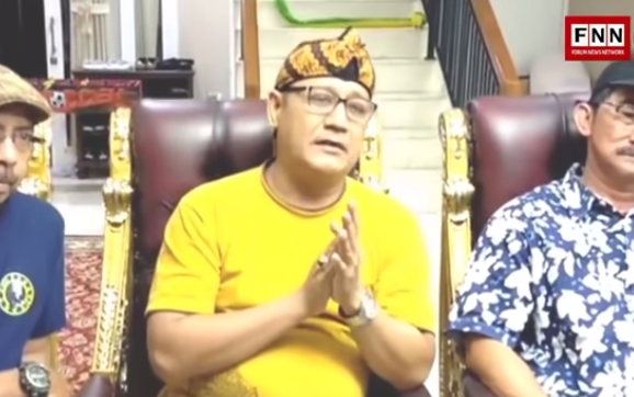 Edy Mulyadi Ngaku Siap Jalani Hukum Adat Kalimantan