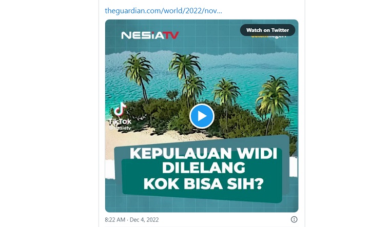The Guardian Sebut Indonesia Lelang 100 Pulau, Rizal Ramli dan Susi Beri Komentar: Kok Bisa? 