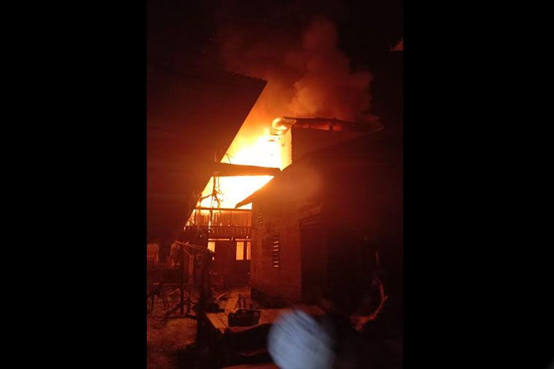 Tepat di Malam Lebaran, Empat Rumah dan Dua Gedung Walet Ludes Terbakar