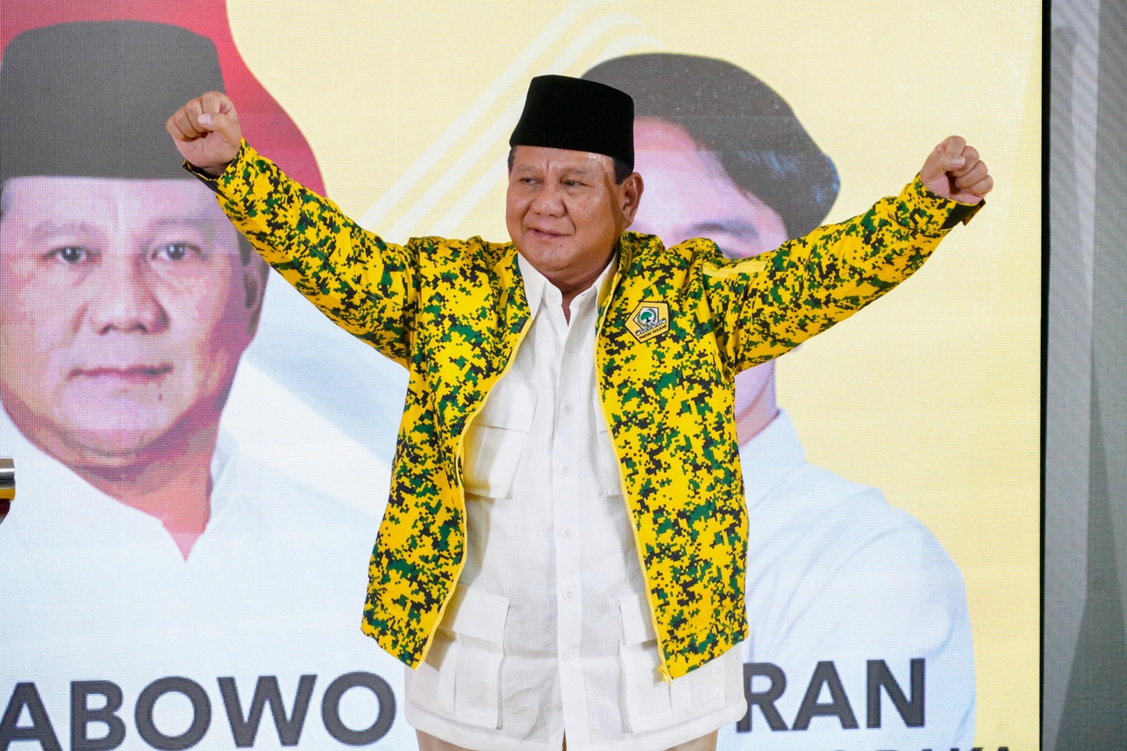 Deklarasikan Gibran jadi Cawapres, Prabowo Subianto dan Airlangga Datang ke Istana Merdeka