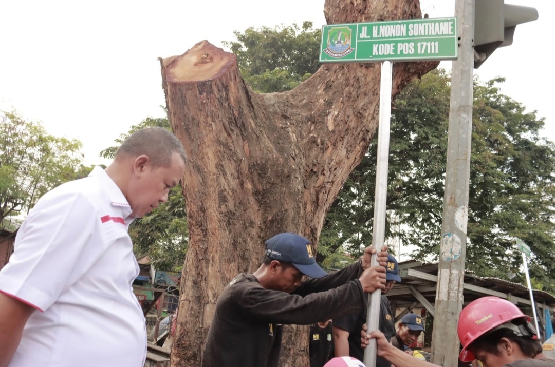 Pemkot Bekasi Ubah Nama Jalan Baru Underpas Menjadi Jalan H Nonon Sonthanie