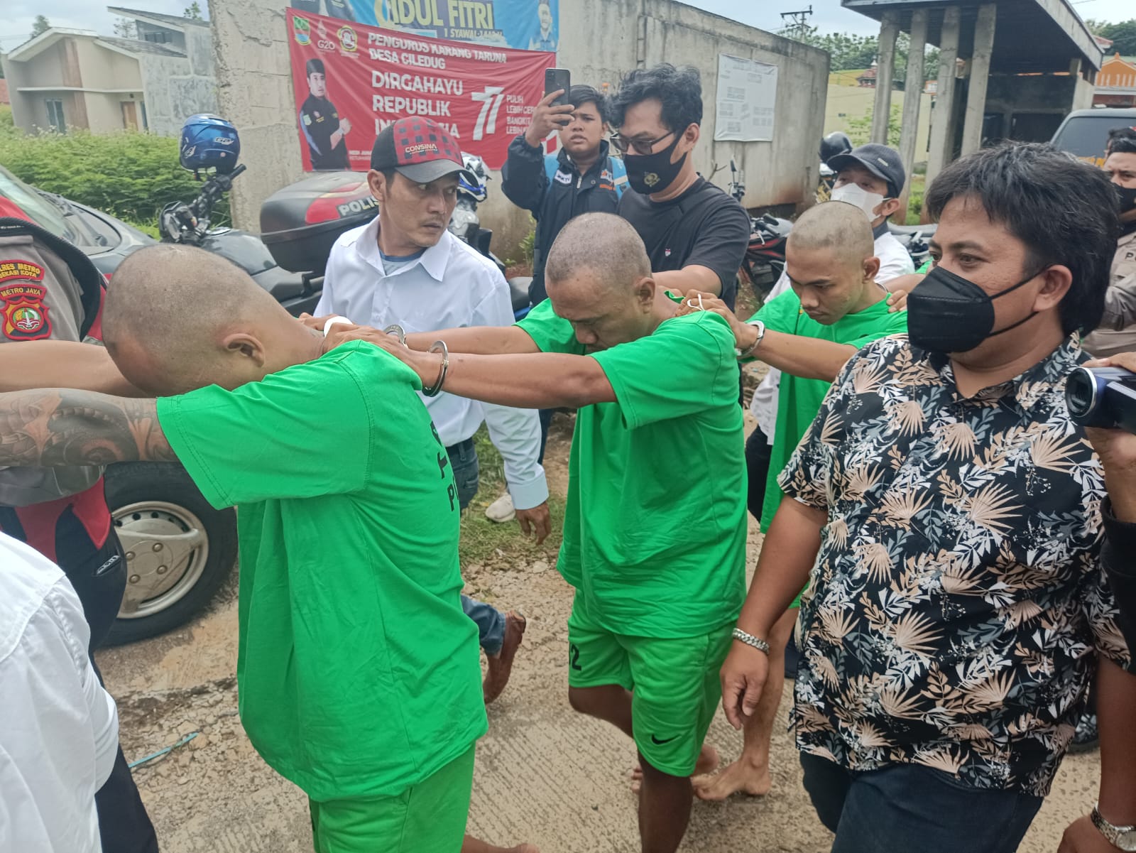 Motor Curian Dikirim ke Palembang, Ini Peran Para Tersangka Begal Sadis Kabupaten Bekasi