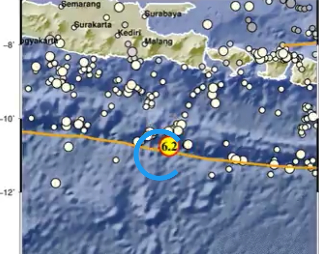 Gempa Terkini Guncang Jember Magnitudo 6,2, Yogyakarta Ikut Terasa