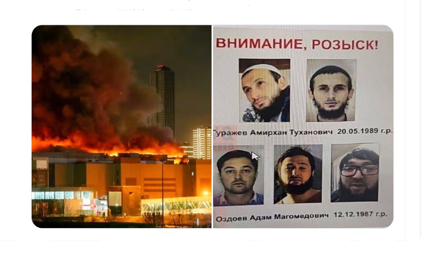 Ini Wajah Pelaku Penembakan Massal Moskow, ISIS Klaim Dalangi Serangan Teror yang Tewaskan 60 Orang Lebih