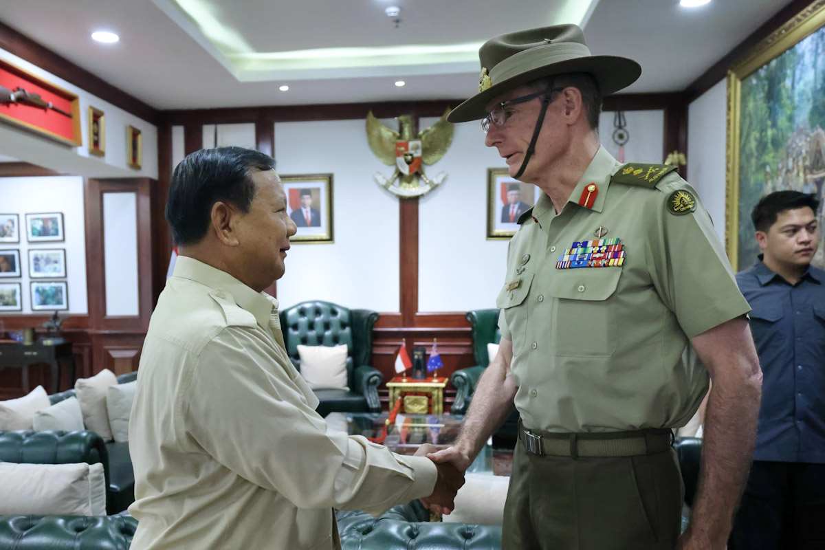 Prabowo Dikunjungi Panglima Angkatan Bersenjata Australia: Hubungan Kedua Negara Baik
