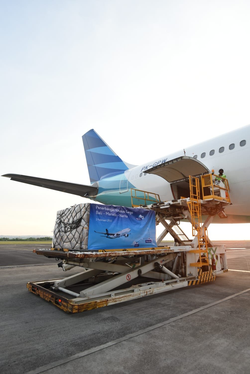 Garuda Indonesia Buka Rute Khusus Kargo Denpasar - Narita Melalui Manado
