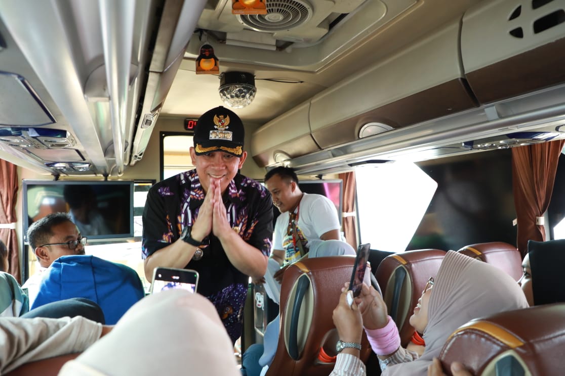 26 Armada Bus Antar 1.508 Peserta Mudik Gratis Kabupaten Tangerang ke Kampung Halaman 