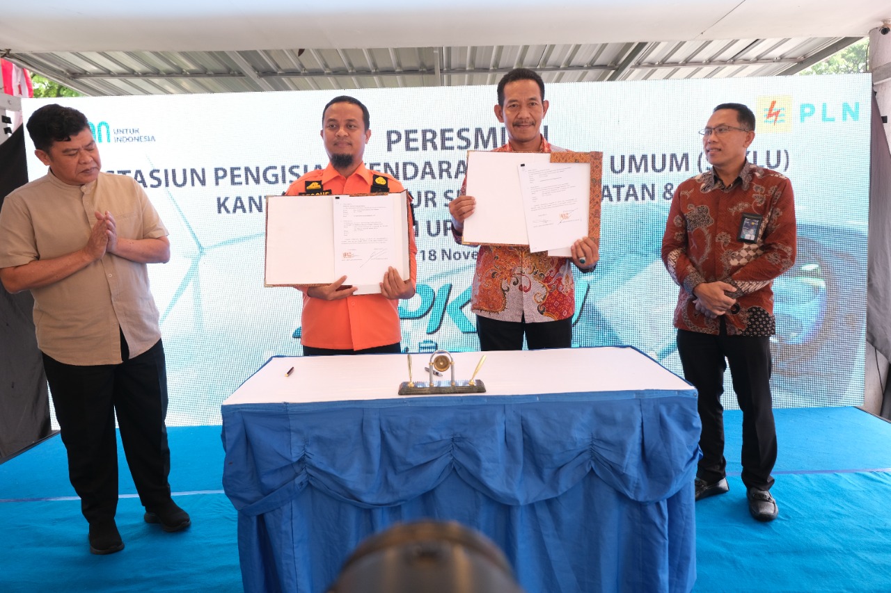 Sinergi dengan Pemprov, PLN Tambah 2 SPKLU Fast Charging di Sulawesi Selatan 