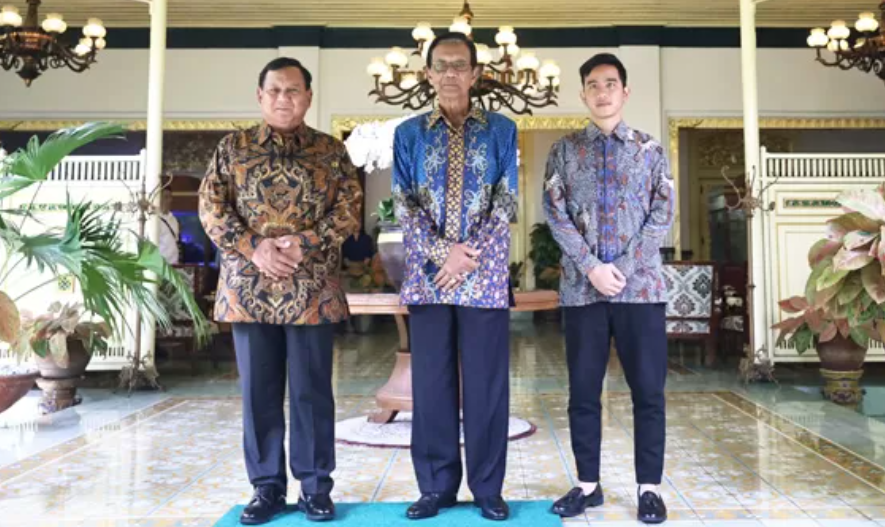  Terima Kunjungan Prabowo-Gibran, Sri Sultan Hamengku Buwono X Nyatakan Netral Dalam Pilpres 2024