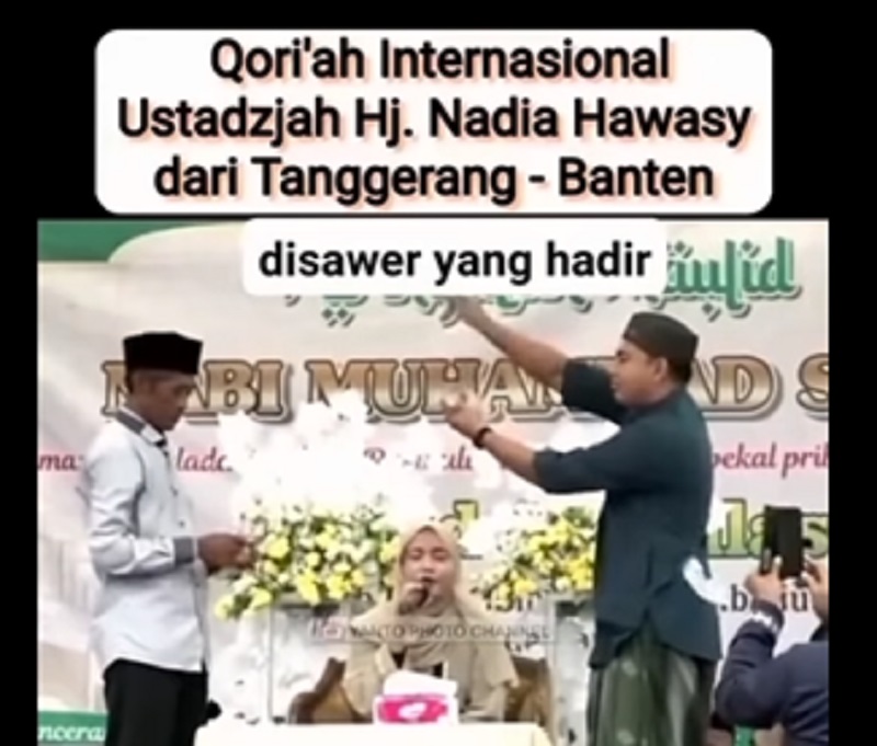 Qariah Disawer Dua Pria, Muhammadiyah: Kurang Etis! 