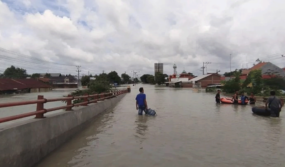 Kondisi Terkini Banjir Demak Jawa Tengah, Enam Tanggul Jebol, 11 Kecamatan Terendam Banjir