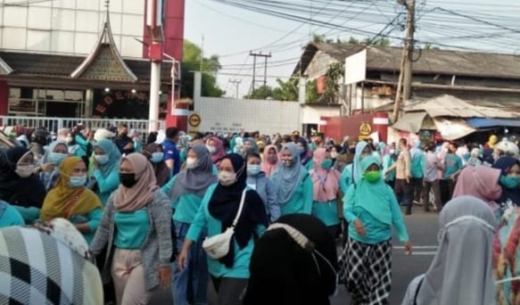 PT. Tuntex Bangkrut, Disnaker Tangerang Pastikan THR dan Pesangon Dibayar Sesuai Ketentuan