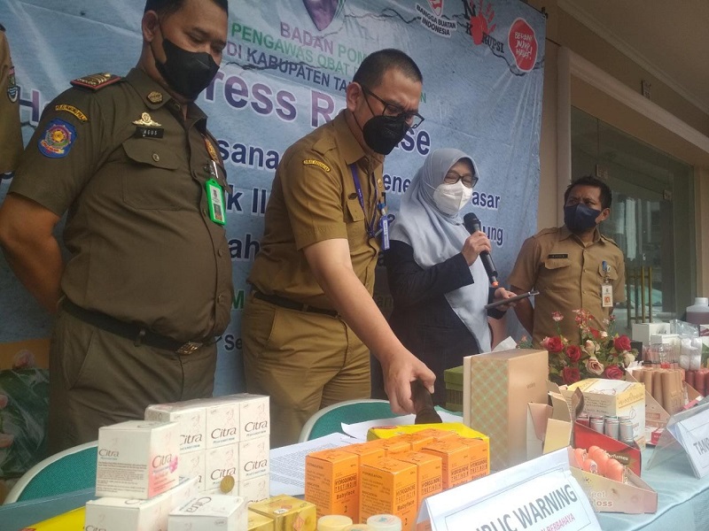 Ribuan Kosmetik Ilegal Senilai Ratusan Juta Rupiah Disita BPOM Tangerang, Ada Merek Citra Hingga Maybelline