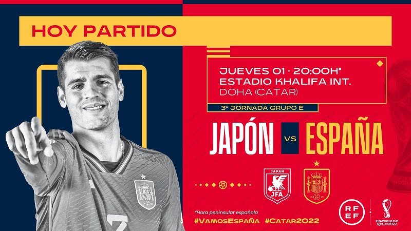 Link Live Streaming Piala Dunia 2022: Jepang vs Spanyol