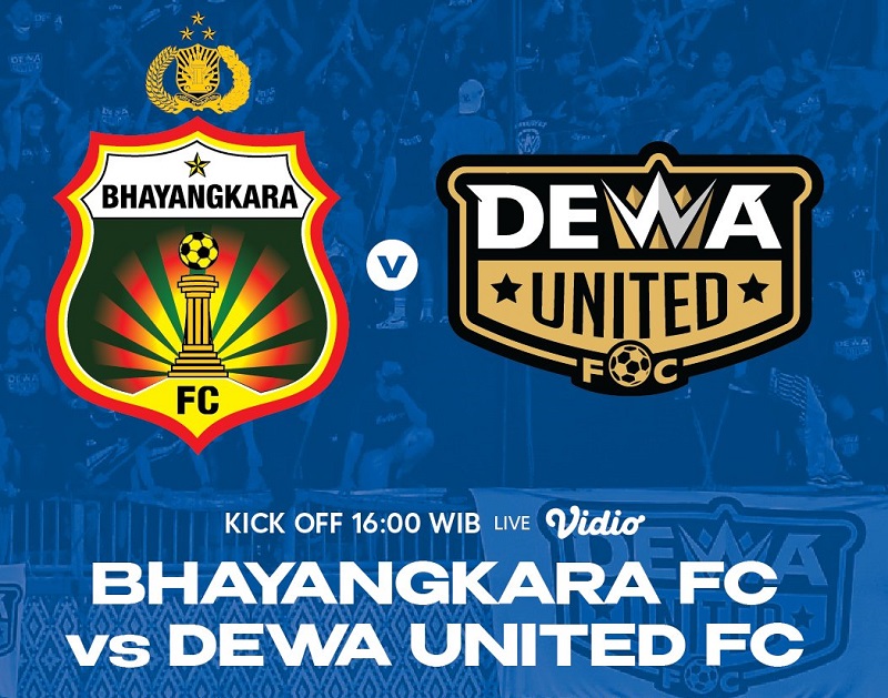 Link Live Streaming BRI Liga 1 2022/2023: Bhayangkara FC vs Dewa United