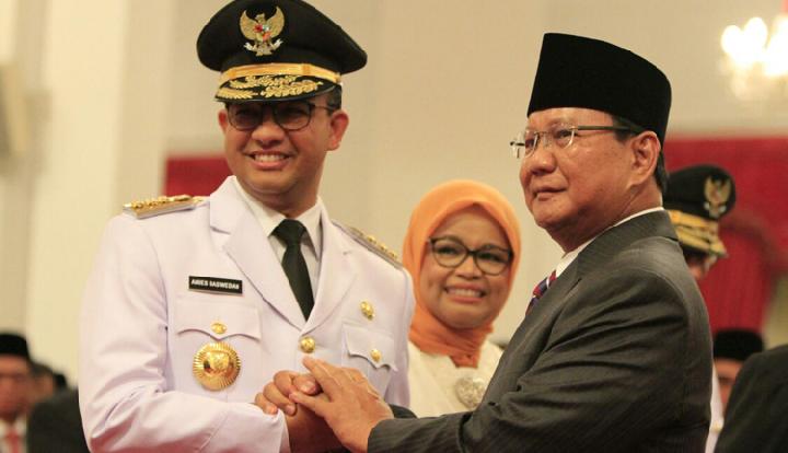  Anies Jadi Capres, Prabowo Jadi Tokoh Paling Berpeluang Selanjutnya di Pemilu 2024