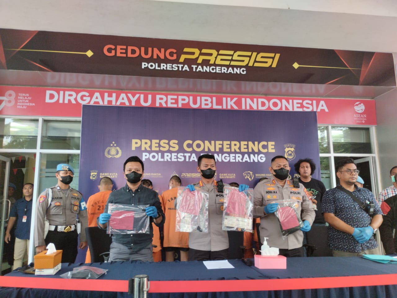 Komplotan Curanmor Diringkus Polresta Tangerang