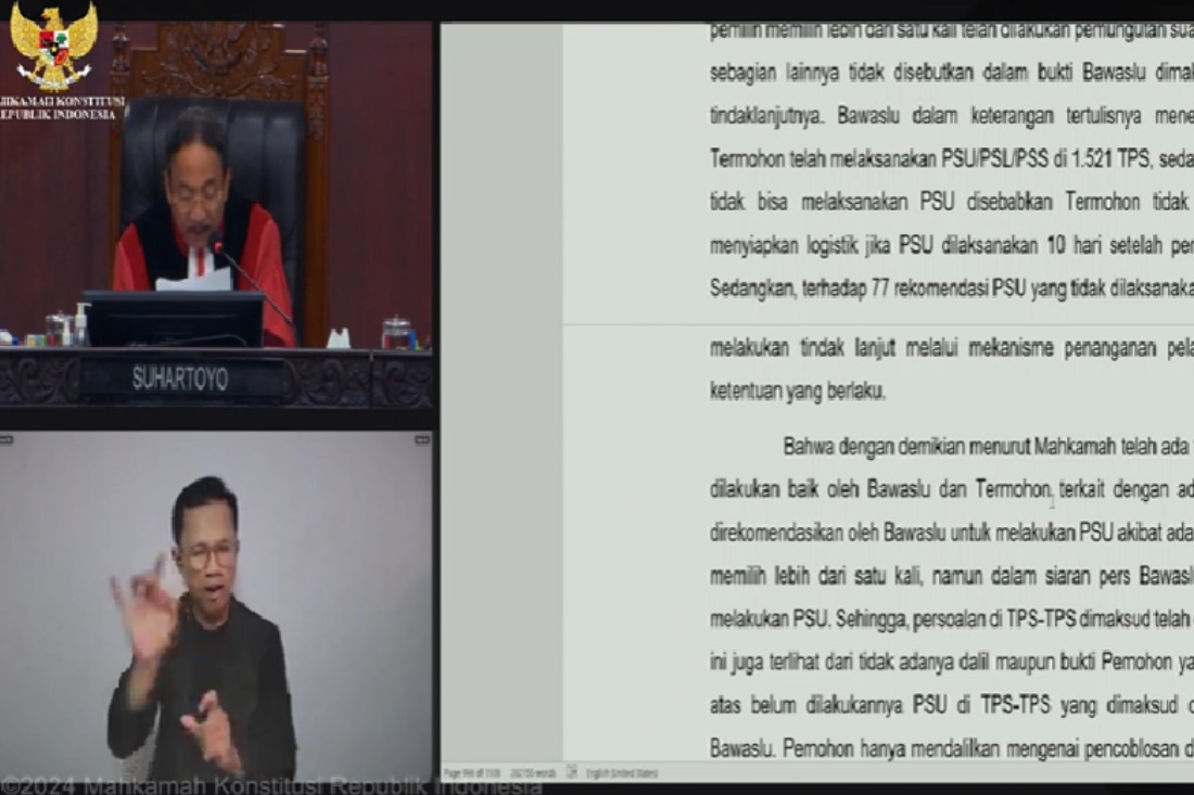 Skenario Dissenting Opinion Keputusan MK Soal PHPU Pilpres 2024 Demi Tenangkan Rakyat, Pengamat BRIN: Sah Sah Saja