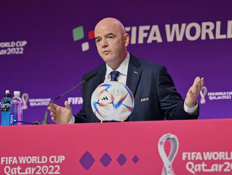 Piala Dunia 2022: Keras! Presiden FIFA Kecam Kritikus Barat Terkait Catatan HAM Qatar