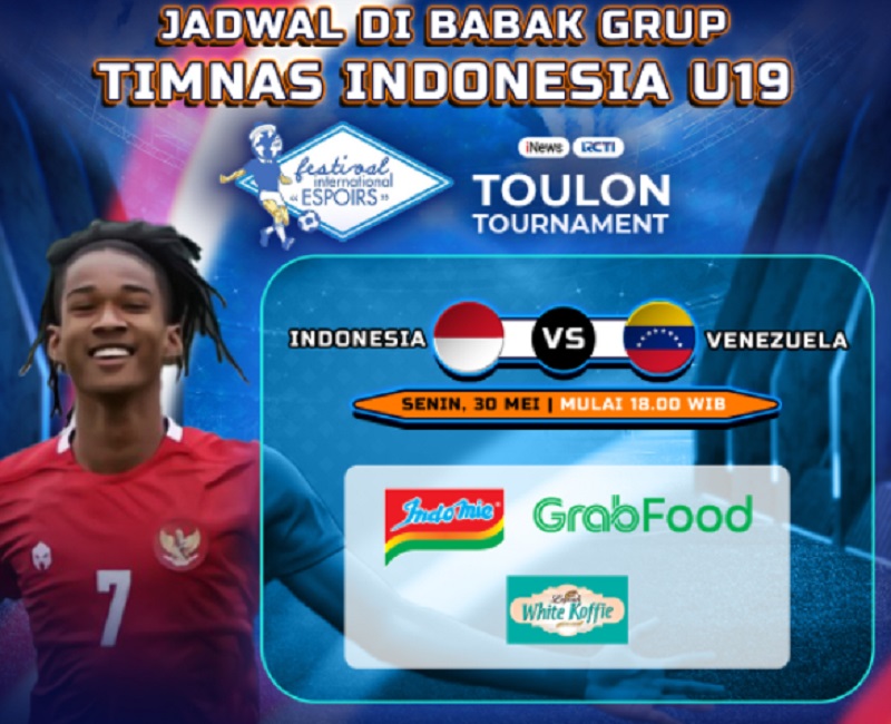 Link Live Streaming Toulon Cup 2022: Timnas Indonesia U-19 vs Venezuela