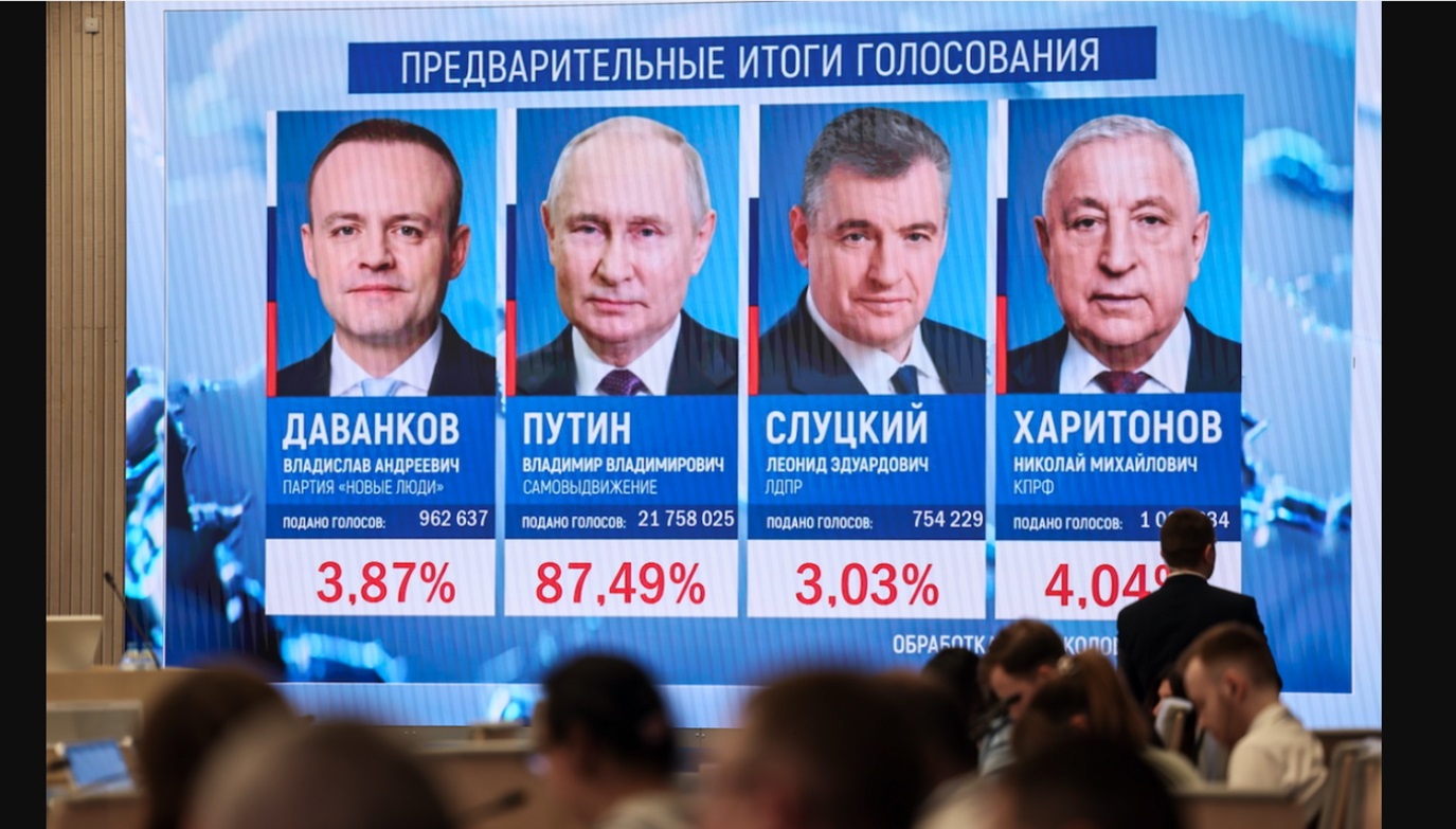 Menang Telak! Vladimir Putin Raih Suara 87.15 Persen di Pilpres Rusia, jadi Presiden Seumur Hidup?