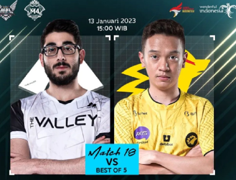 Link Live Streaming M4 Mobile Legends 2022: The Valley vs Onic