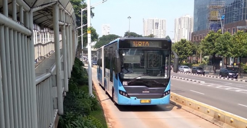 Bus TransJakarta Tabrak Lansia di Kebon Sirih, Korban Tewas Setelah Mendapat Perawatan