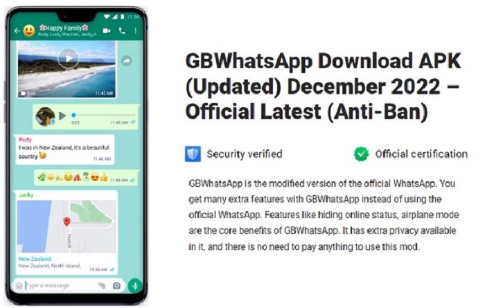 Link Download GB WhatsApp v 16.50, Terbaru dan Anti Banned