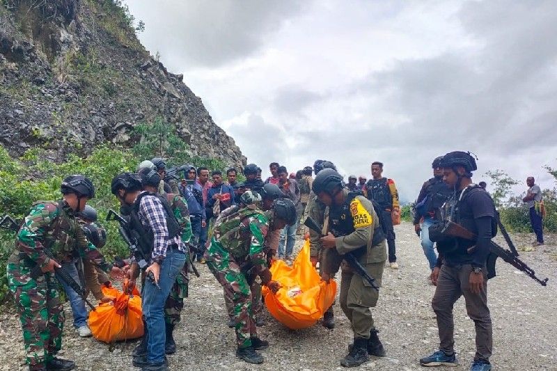 3 Jenazah Tukang Ojek Korban Penembakan KKB Papua Dievakuasi ke Jayapura