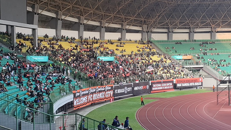 Dulu Dibenci, FC Bekasi City Perlahan Mendapatkan Dukungan Suporter di Stadion