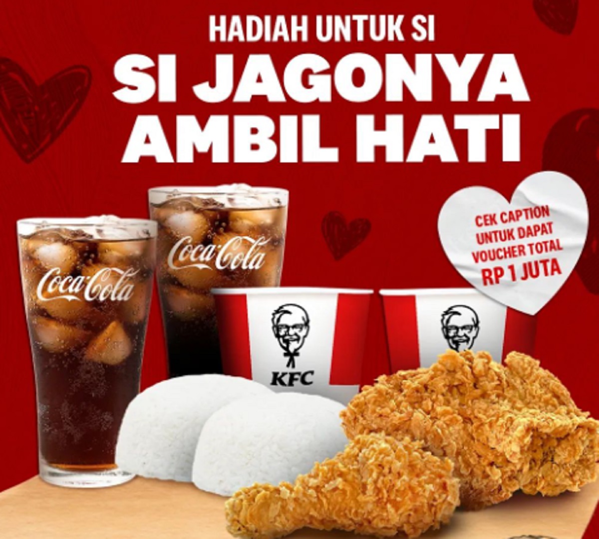 Promo KFC Valentine Februari 2023: Dapatkan Voucher Rp1 Juta dan Kesegaran Lovelychee dengan Harga Murah