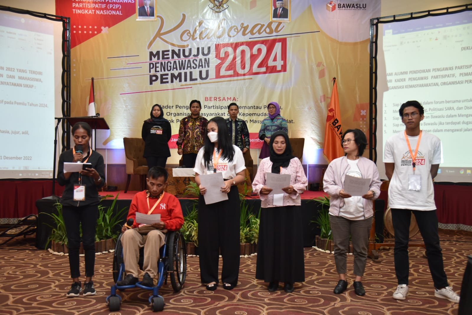 P2P Gelombang II Hasilkan Deklarasi Solo, Lolly: Momentum Kolaborasi Awasi Bersama Pemilu 2024
