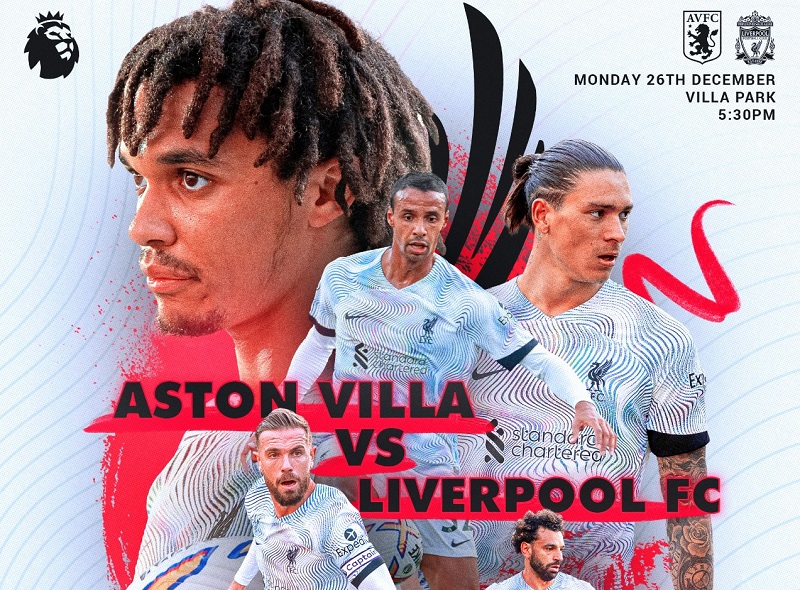 Link Live Streaming Liga Inggris 2022/2023: Aston Villa vs Liverpool