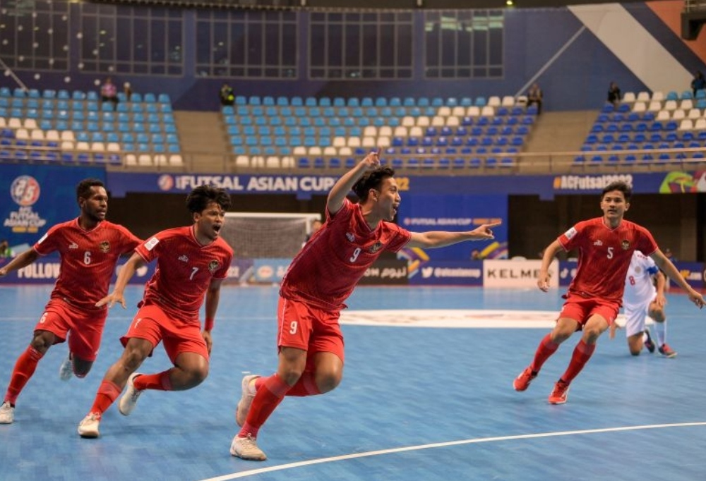 Piala Asia Futsal 2022, Timnas Indonesia Hajar Lebanon 7-2 