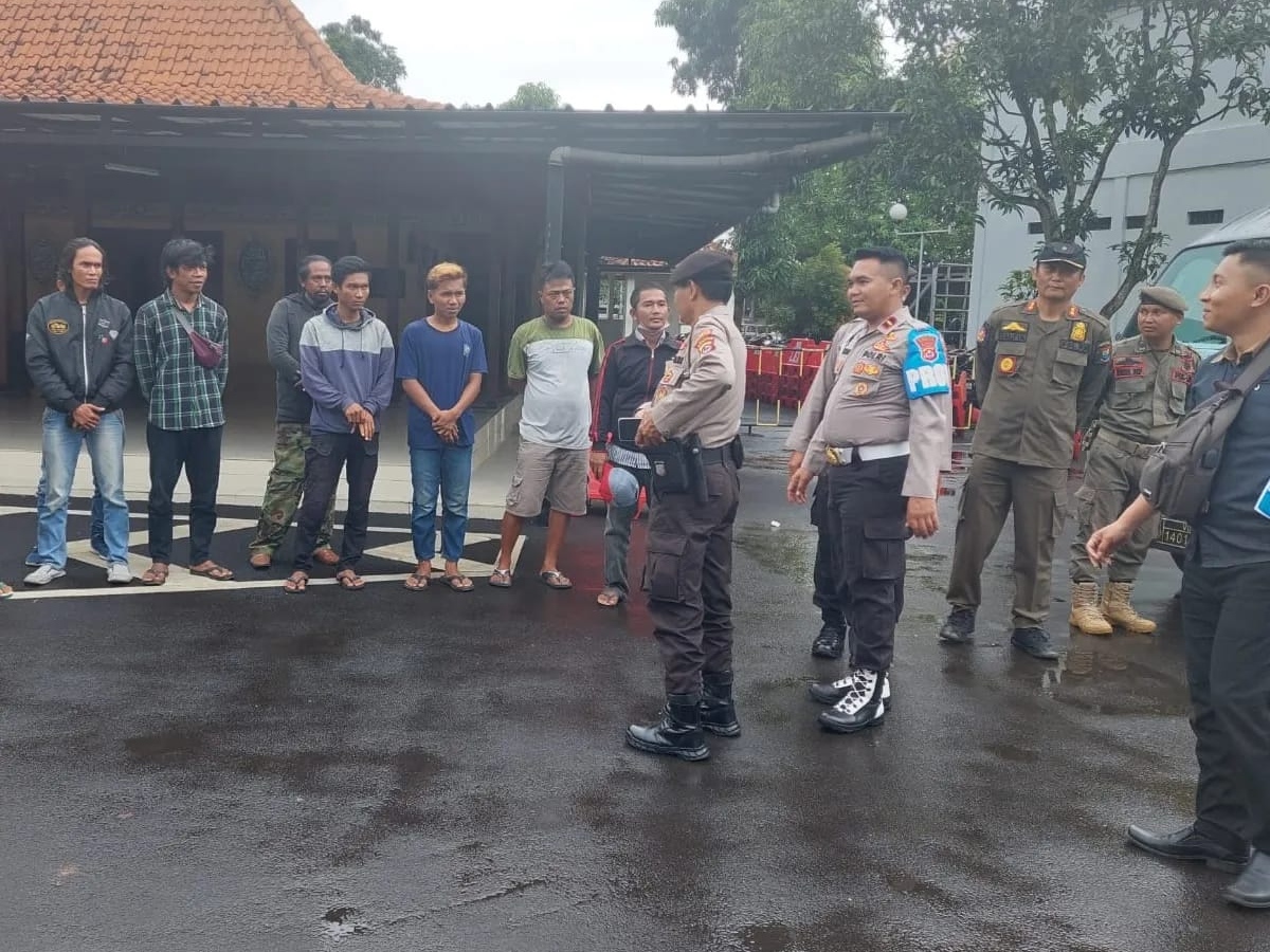 Operasi Cipkon Tangerang, Belasan Pak Ogah Diamankan Petugas Gabungan 