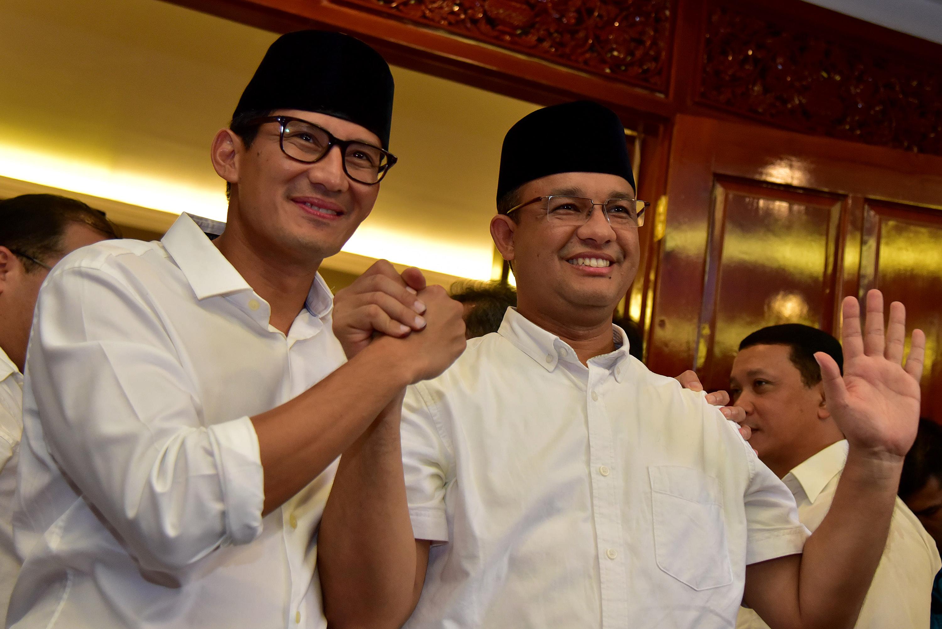 Hasil Survei Trust Indonesia: Publik Respon Positif Duet Anies-Sandi di Pilpres 2024