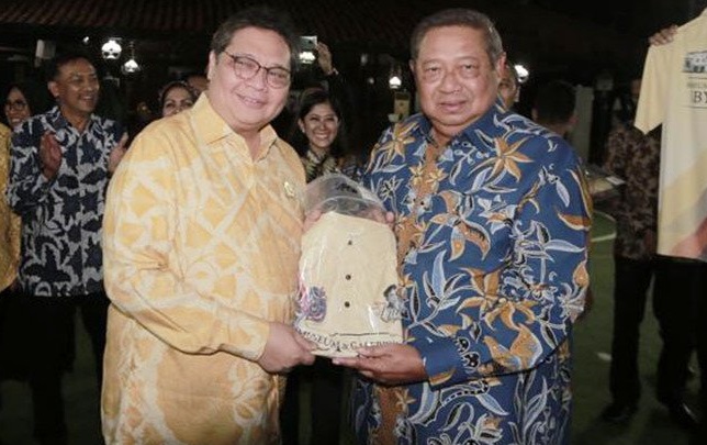 Airlangga Hartarto Bertemu SBY Malam Ini, Golkar Masuk Koalisi Perubahan? 