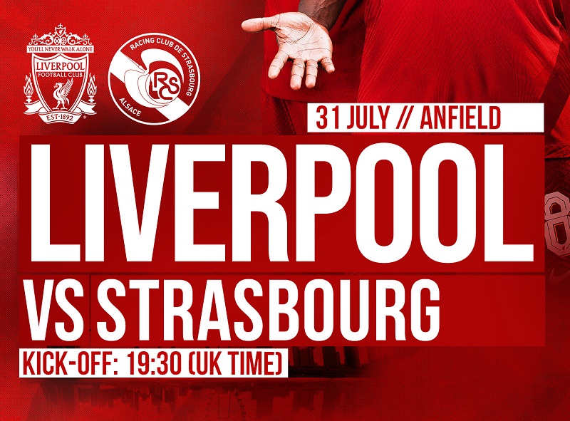 Link Live Streaming Friendly Match 2022: Liverpool vs Strasbourg