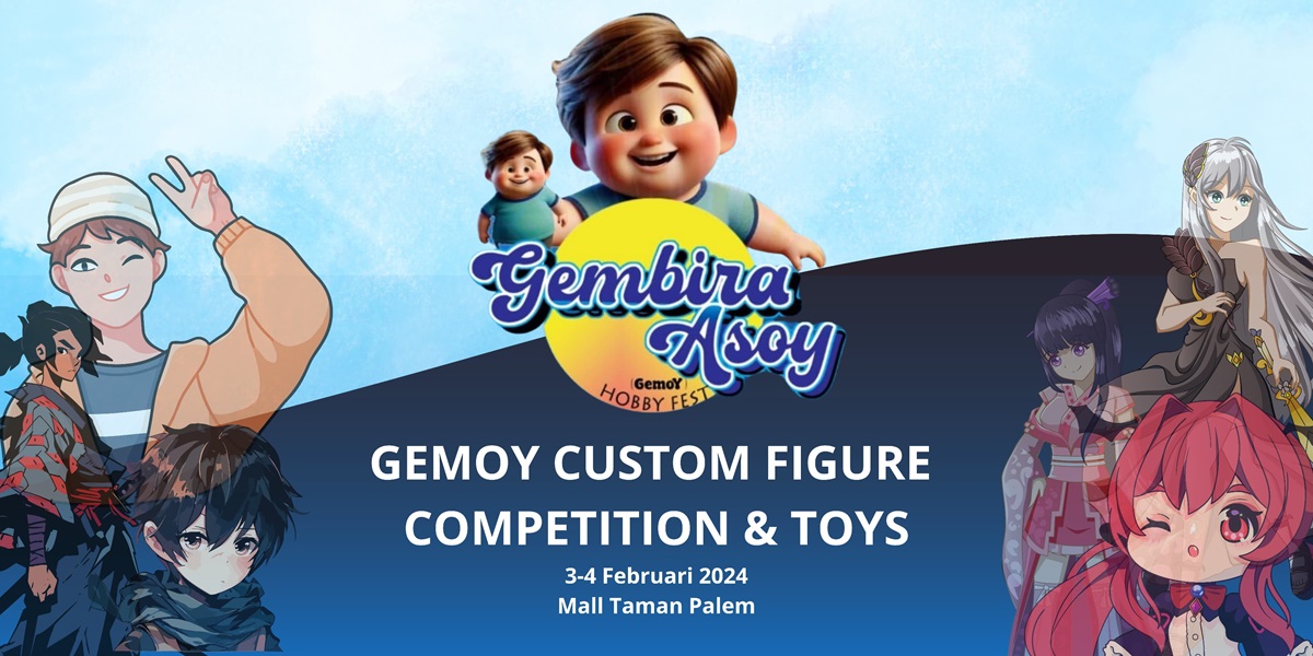 Gemoy Custom Figure Competition & Toys, Ajang Kreativitas Pecinta Mainan dan Hobi