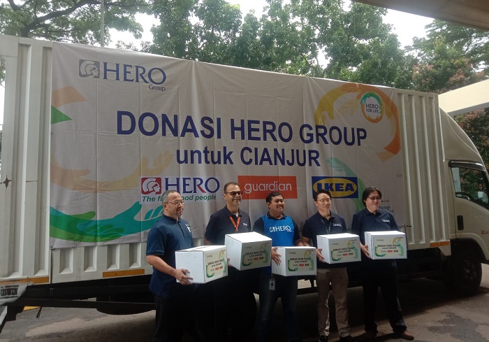 HERO Group Berikan Bantuan Bagi Korban Gempa Bumi di Cianjur