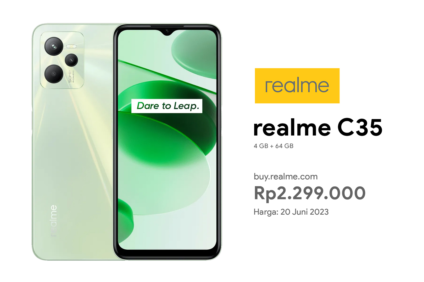 Murah! Harga Realme C35 Terbaru Juni 2023 dari Rp 2 Jutaan Jadi Turun Segini