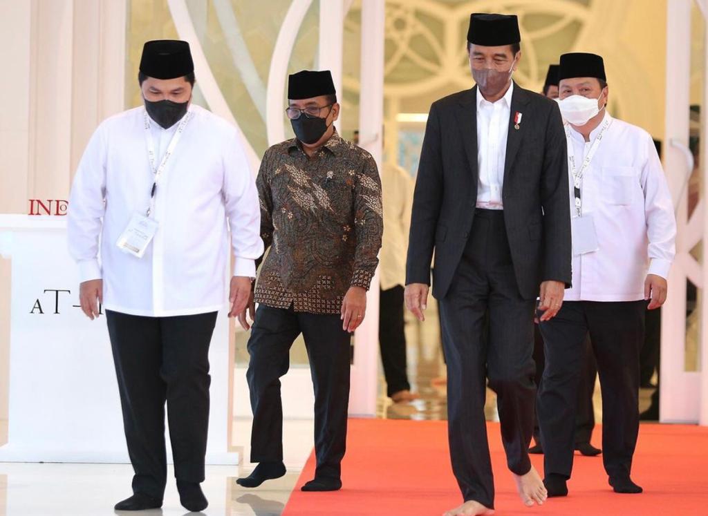 Diresmikan Jokowi, Masjid At-Thohir adalah Impian Orang Tua Erick Thohir