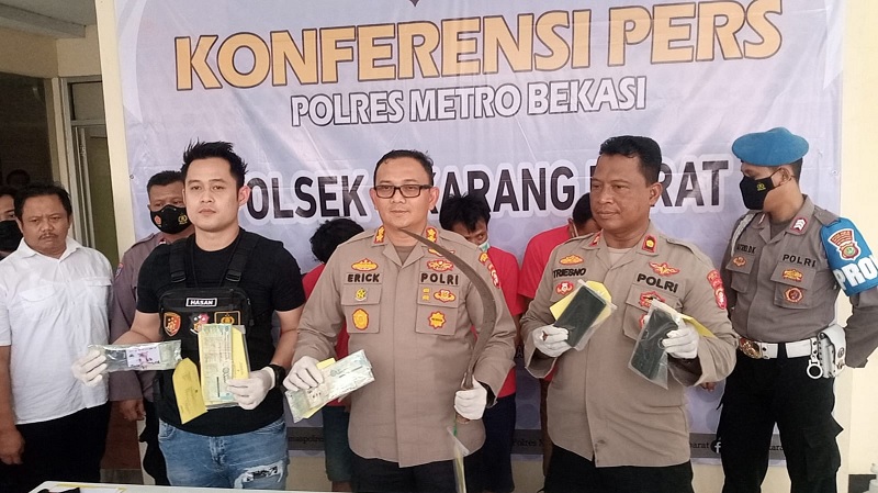 Puluhan Kali Beraksi di Bekasi, Lima Orang Komplotan Curanmor Ditangkap Polisi