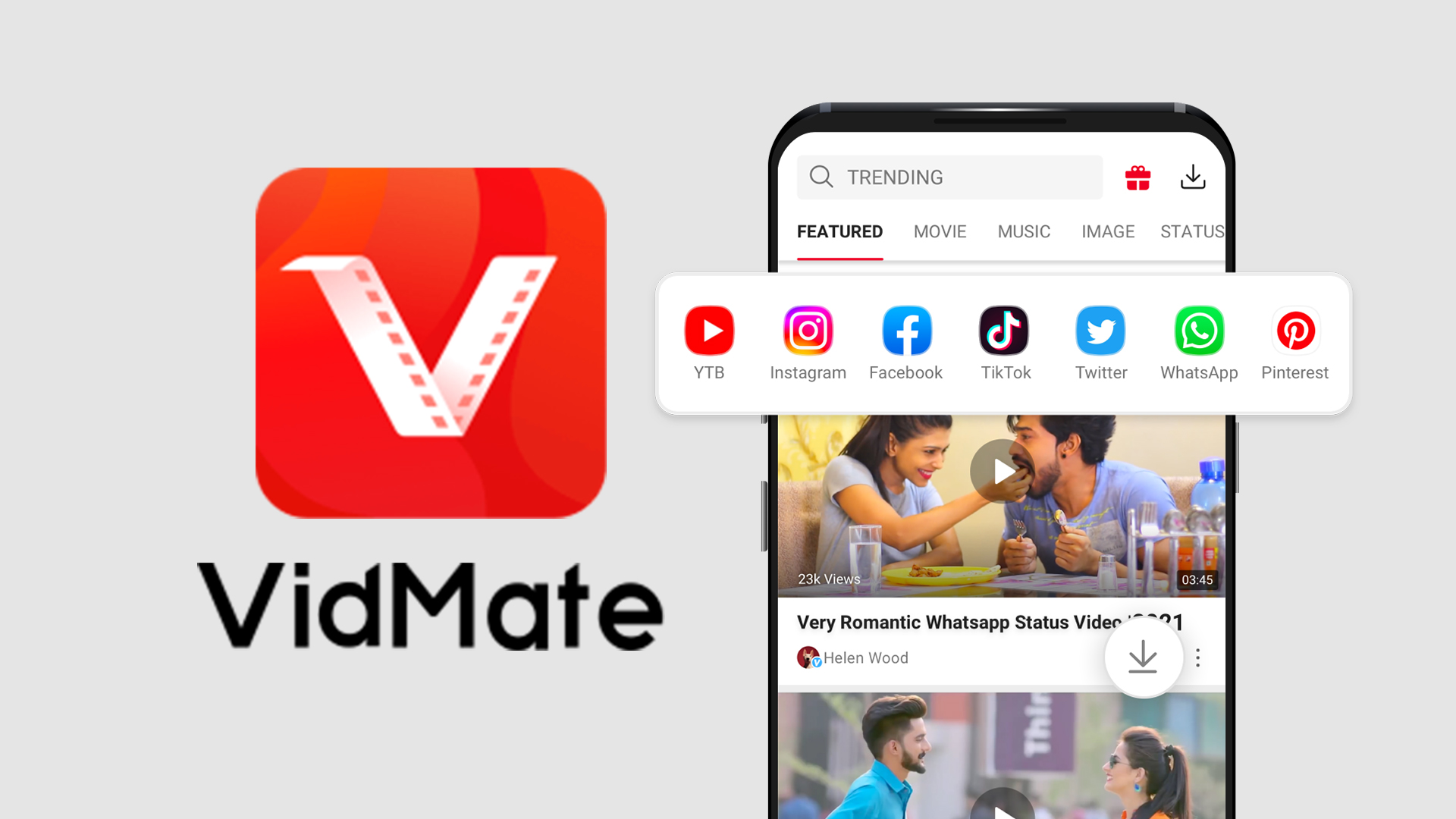 Download Vidmate via Apk Pure Terbaru 2023 Gratis! Instal Gampang Kapasitas Cuma 18.8 MB