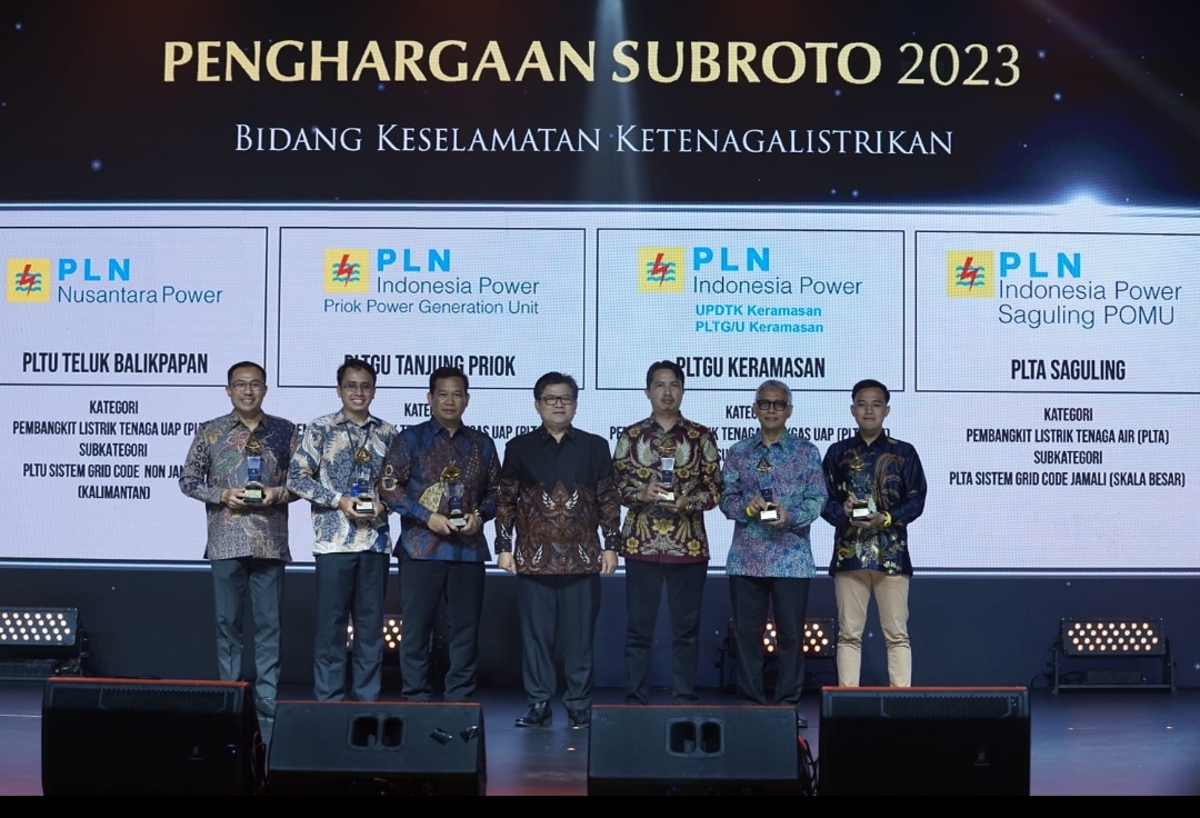 PLN Raih 8 Penghargaan Subroto Award 2023 dari Kementerian ESDM