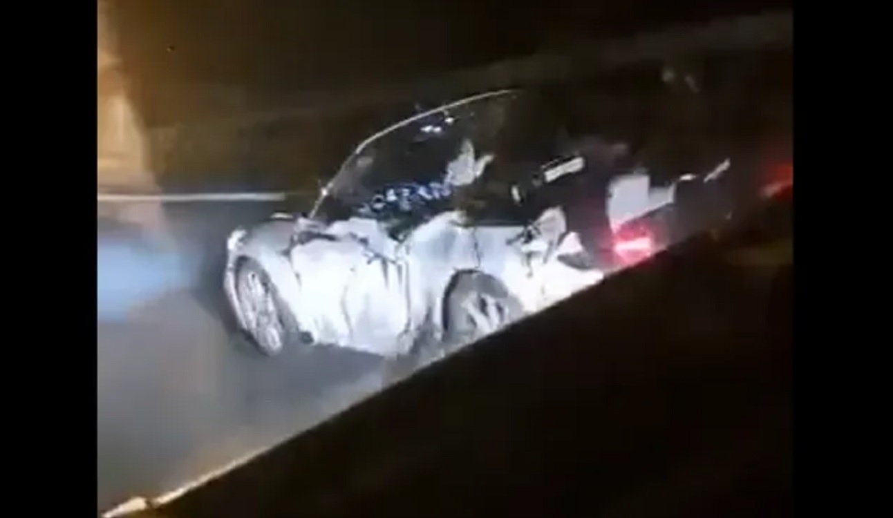 Horor! Ini Video Kecelakaan Mobil Porsche 911 di Jerman, Pengemudi Tewas Tapi Masih Bisa Nyetir Tanpa Kepala 