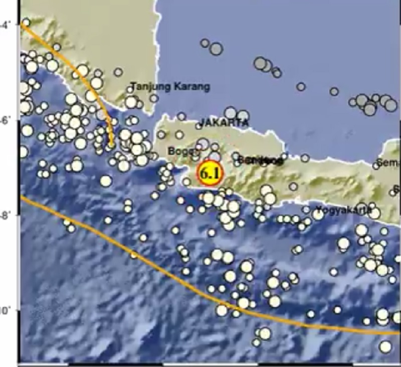 Gempa Bumi Terkini di Sukabumi, BMKG Sebut Ada Patahan Batuan Dalam Lempeng Indo-Australia 